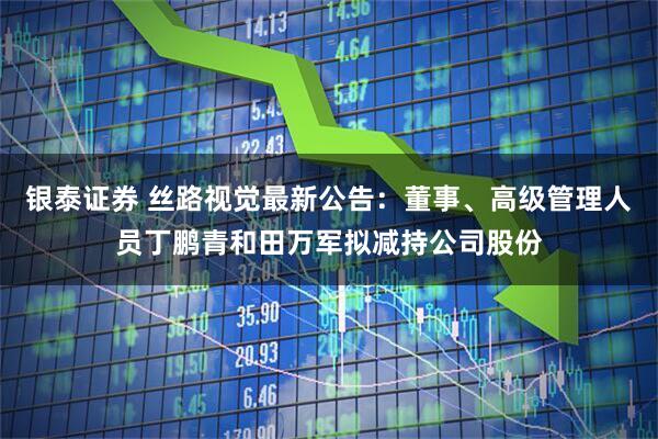 银泰证券 丝路视觉最新公告：董事、高级管理人员丁鹏青和田万军拟减持公司股份